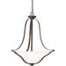 Charlton Home® Kichler B169DE5302274C0FBA1B95F4B62C4196 Langford 3 Light 22 Inch Olde Bronze Inverted Pendant Small Ceiling Light In Incandescent | Wayfair