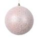 Vickerman 689387 - 6" Rose Gold Matte Snow Ball Christmas Christmas Tree Ornament (2 pack) (MT220558)