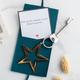 Pet Memorial Star Keyring | Pet Loss Star Keyring | In Loving Memory of Beloved Pet | Engraved Star | Gold or Silver Colour