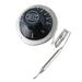 Electric Oven 30-100C N.C Temp Thermostat Switch 220V 16A w 73mm Probe - Black