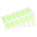 Glow in the Dark Tape Heart,1.56inch Heart 12 Glow Heart on 1 Sheet 4pcs - Green