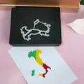 Matrice de découpe en métal moule de découpe de carte italienne bricolage de carte en papier