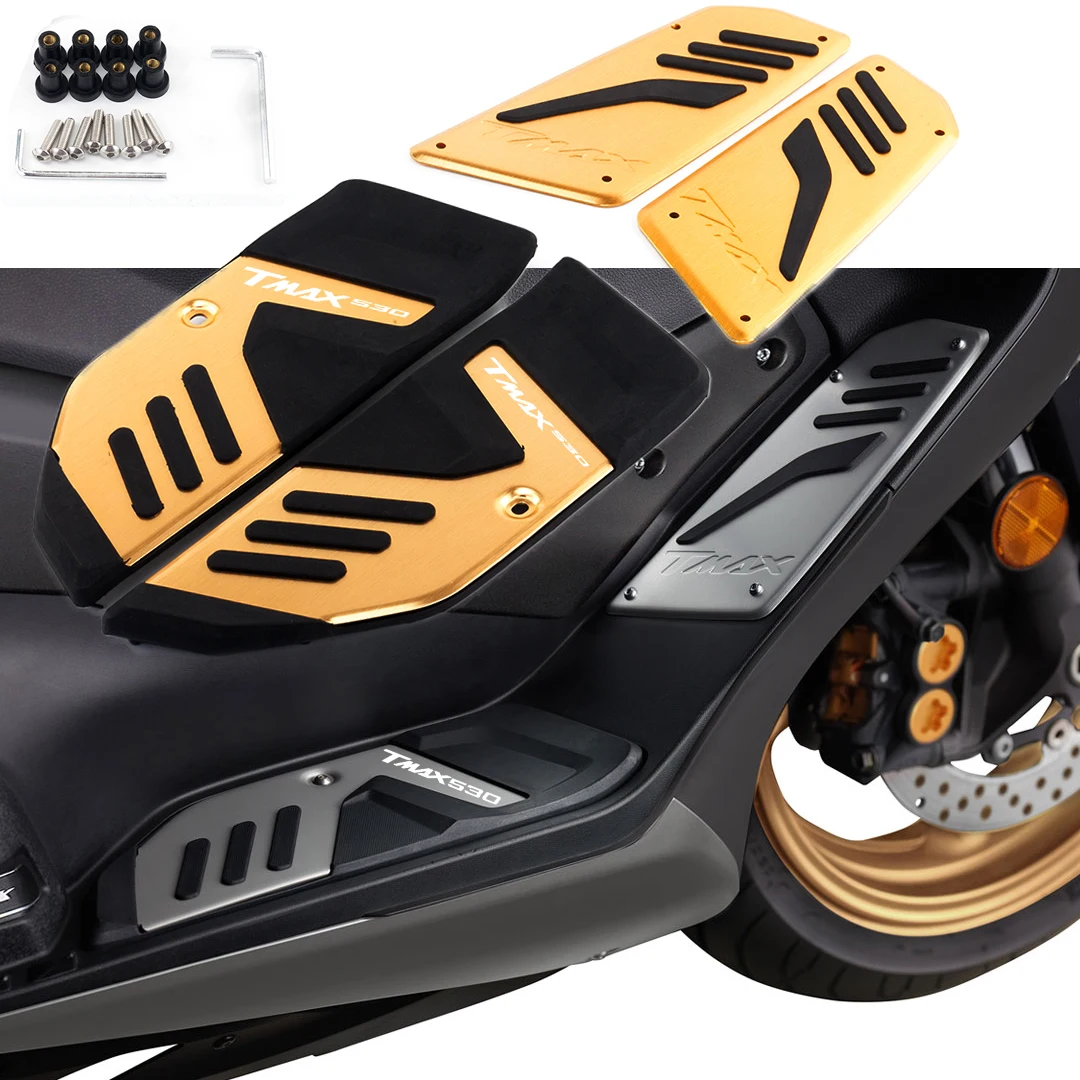 Repose-pieds avant et arrière CNC pour moto, marches pour YAMAHA TMAX 530 TMAX 560 t-max 530 SX DX TMAX530 2017 – 2021