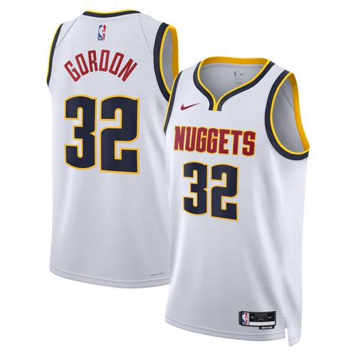 Denver Nuggets Nike Association Edition Swingman-Trikot – Weiß – Aaron Gordon – Unisex