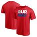 Men's Fanatics Branded Red LA Clippers Push Ahead T-Shirt