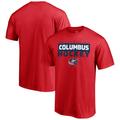 Men's Fanatics Branded Red Columbus Blue Jackets Gain Ground T-Shirt