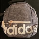 Adidas Bags | Adidas Linear Mini Backpack Adjustable Strap Rose Gold Zippers Brand New | Color: Gold/White | Size: 8.5” X 10.5”