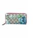Gucci Bags | Gucci Gg Supreme Monogram Blooms Zip Around Wallet Blue Navy Flowers W Red Trim | Color: Blue | Size: Os