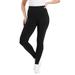 Plus Size Women's Classic Ankle Legging by June+Vie in Black (Size 10/12)