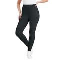 Plus Size Women's Classic Ankle Legging by June+Vie in Heather Charcoal (Size 10/12)