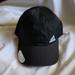 Adidas Accessories | Adidas Hat / Adidas Womens Fit / Black Hat / Squad Cap / Adidas / Velcro | Color: Black/White | Size: Os