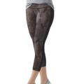 Lululemon Athletica Pants & Jumpsuits | Lululemon Leggings 8 Black Brown Geo Print Wunder Under Crop Ii Luon | Color: Black/Brown | Size: 8