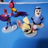Disney Toys | Disney Junior T.O.T.S Action Figure 3 Cake Topper Flamingo Penguin Bunny | Color: Blue/Pink | Size: Osb