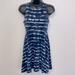 Athleta Dresses | Athleta Women’s Xs Navy Blue & White Sleeveless Dress | Color: Blue/White | Size: Xs