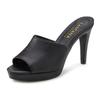 High-Heel-Pantolette, Damen, Gr. 42, schwarz, Obermaterial: 100% Lederimitat. Futter: 100% Lederimitat. Decksohle: 100% Lederimitat. Laufsohle: 100% Synthetik, LASCANA BELLE AFFAIRE, unifarben, sexy, Schuhe Pantolette, Mule, Sandale, offener Schuh...