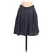 LC Lauren Conrad Casual Skirt: Blue Solid Bottoms - Women's Size X-Small