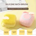 Brosse de bain pour chien gants de Massage doux en Silicone peigne avec boîte de shampoing