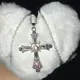 Collier pendentif croix pour hommes et femmes bijoux de fête gothiques punk charme religieux en