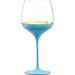 Nicolette Mayer Oro Grand Burgundy 2.25 oz. Crystal Red Wine Glass Crystal in Blue | 9.5 H x 3.6 W in | Wayfair OROGrandBurgundyWineGlassSky