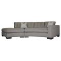 Gray Sectional - Vanguard Furniture Michael Weiss 2-Piece Loveseat Lounge Sectional Polyester/Cotton/Other Performance Fabrics | Wayfair