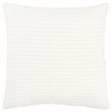 Rizzy Home Textured Stripe Woven Solid Throw Pillow