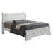 LYKE Home Anabelle Wood Panel White Storage Bed