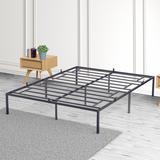 Metal Platform Bed Frame with Sturdy Steel Bed Slats Mattress Foundation No Box Spring Needed Large Storage Space