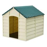 Tucker Murphy Pet™ Bobby-George Beige/Green Plastic Dog House Plastic House | 32 H x 33 W x 34 D in | Wayfair 272B01E9982D4F83A73D71CAA74566E7