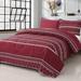 Foundry Select Borlow Microfiber Comforter Set Microfiber in Red | King Comforter + 2 Pillow Shams | Wayfair BED1B552A74640099BCC041B81BBEE21