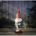 The Holiday Aisle® Santa Gnome w/ Mushroom Figurine Resin | 9.84 H x 3.23 W x 3.94 D in | Wayfair 766C9892677F4A11B1A7D34004142372