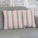 Dakota Fields Annjane Striped Red/Beige/Blue Square Throw Pillow Cover Cotton | 16 H x 16 W x 0.02 D in | Wayfair 7D16DDA8C5774720B44D4A9E64944C10