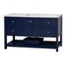 Birch Lane™ Chertsey 60" Single Bathroom Vanity Set in Blue | 35 H x 60 W x 22 D in | Wayfair 4C91652624394AC3BC4E1CACCB0F8996