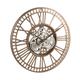 Paris Prix - Horloge Murale Design chiffres Romains 60cm Or