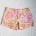 Lilly Pulitzer Shorts | Lilly Pulitzer Pink And Yellow Floral Shorts | Color: Pink/Yellow | Size: 2