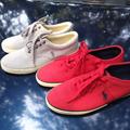 Polo By Ralph Lauren Shoes | Men's Polo Ralph Lauren Sneaker Shoe Halford Forestmont Ll Red/Gray Sz 10 | Color: Gray/Red | Size: 10