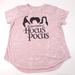 Disney Tops | Disney Hocus Pocus Juniors Pink T-Shirt Short Sleeve Size Xxl | Color: Pink | Size: Xxl