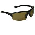 proSPORT Polarized Bifocal Sunglasses Men Women +1.00 Amber Tac Polarised Anti-Glare Polycarbonate Lens Semi-Rimless Durable Light-Weight Wrap-Around TR90 Black Frame