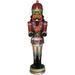 Fraser Hill Farm Music & Motion African American Nutcracker Figurine Resin | 61 H x 22 W x 17 D in | Wayfair FFRS061-NC5-RDAA