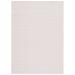 White 60 x 36 x 0.25 in Indoor Area Rug - Martha Stewart Rugs Martha Stewart Area Rug In Pink/Ivory Cotton | 60 H x 36 W x 0.25 D in | Wayfair