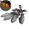 Clignotants LED universels pour moto clignotant arrière indicateur de clignotant feu arrière pour