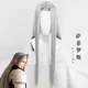 Perruques Sephiroth argentées longues pour hommes perruques de costume de cosplay perruques de jeu