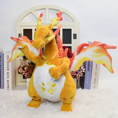 Takara Tomy Tomica – peluche Pokemon Mega Charizard Vmax X & Y jouets Kawaii poupée animaux doux