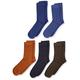 MINYMO Unisex Kids Ankle Bamboo (5-Pack) Socken aus Bambus-Viscose, Total Eclipse, 23