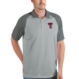 Men's Antigua Silver/Steel Texas Tech Red Raiders Nova Polo