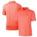 Men's Cutter & Buck Heather Orange Virginia Cavaliers Forge Stretch Polo