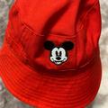 Disney Accessories | Disney Mickey Mouse Bucket Hat, Packable Travel Hat | Color: Red | Size: Osb