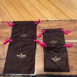 Kate Spade Jewelry | Kate Spade Jewelry Dust Cover Bags Set Of 4 | Color: Brown/Pink | Size: See Pictures