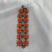 J. Crew Jewelry | Jcrew Orange Floral Bracelet | Color: Orange/Pink | Size: Os