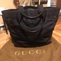 Gucci Bags | Gucci Guccissima Leather And Nylon Xl Travel Tote! | Color: Black | Size: Os