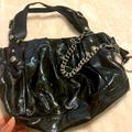 Gucci Bags | Gucci Black Patent Leather Bag With Chain | Color: Black/Silver | Size: Os